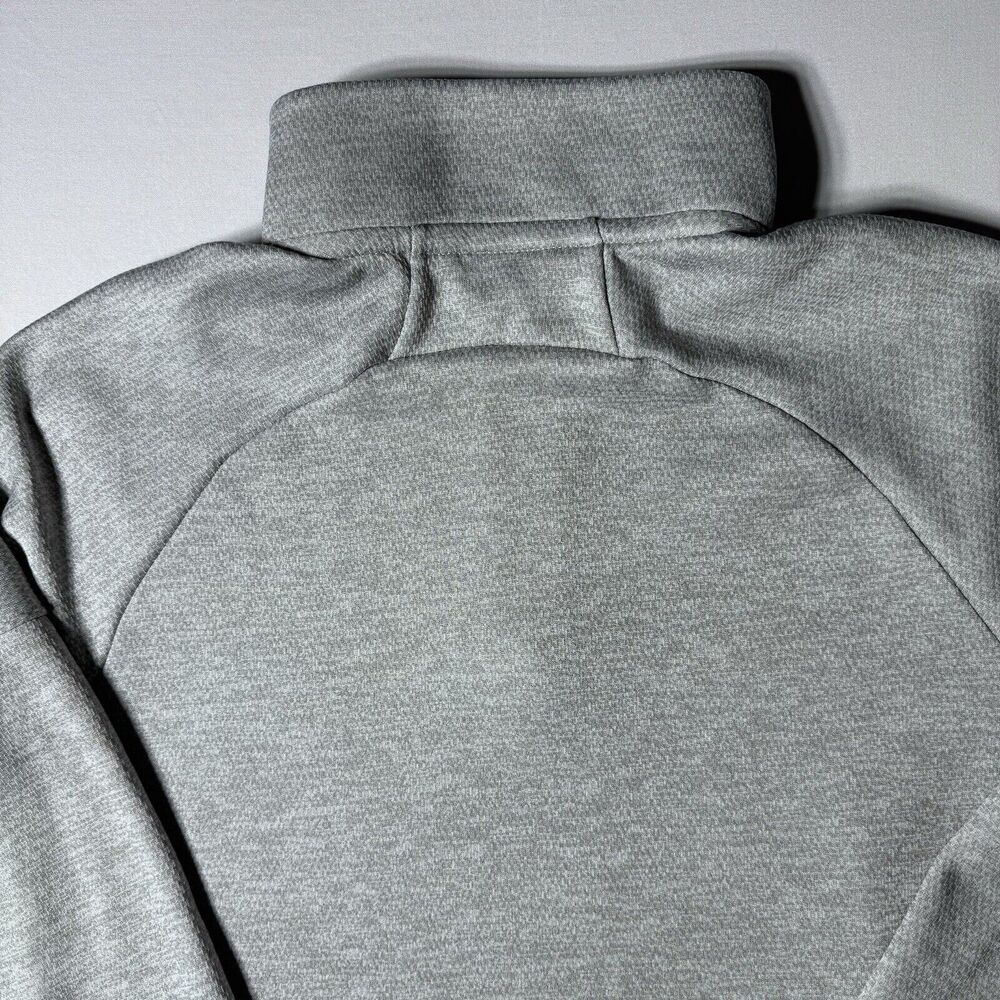 Adidas Womens Large 1/4 Zip Pullover Sweatshirt Jacket Long Sleeve Gray - Picture 9 of 15